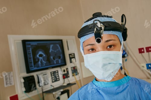 Preview: Taking care of you is what I do. Portrait of a confident surgeon standing in an operating room.