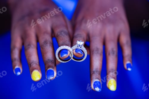 Preview: Ring jewellery ornamental round fingers hand diamond weddings silver gold