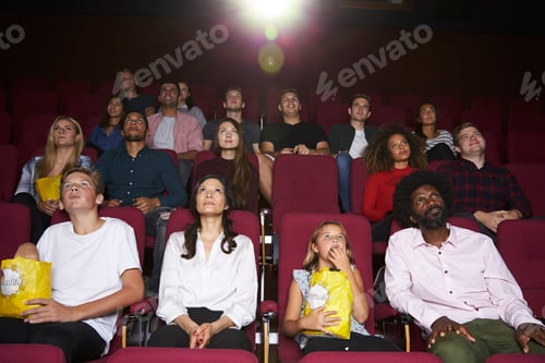 Preview: Audience In Cinema Watching Film