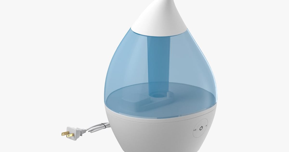 Teardrop Humidifier, Blank Generic Label 3D, Incl. air & cool - Envato