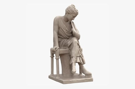 Preview: Seated Woman: Classical Sculpture