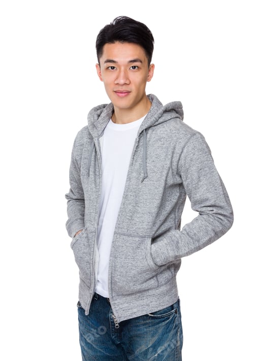 Preview: Asian young man portrait