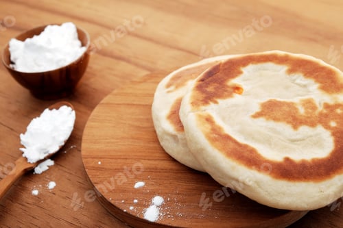 Preview: Chinese Fried Dough On Wooden Floor