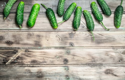 Preview: Whole fresh cucumbers.