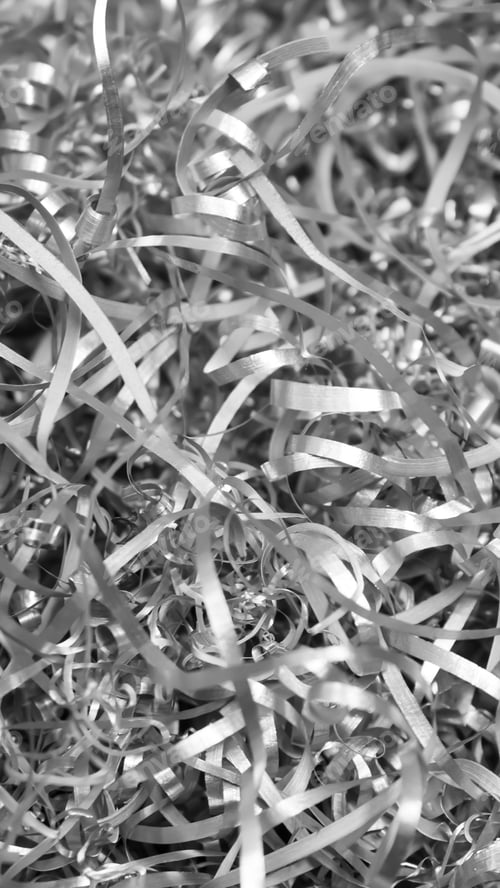 Preview: silver steel shavings with visible details. background or texture