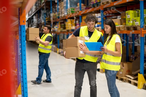 Preview: People in the warehouse