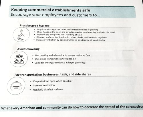 Preview: CDC (Center for Disease Control) published guidelines March 9