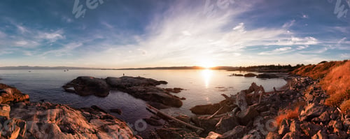 Preview: Scenic Panoramic View of the Coastline on the West Pacific Ocean Coast