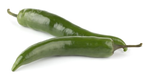 Preview: Hot chili peppers isolated on white background