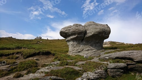 Preview: Babele rock formation near the Baba Mare peak located in the Bucegi, Romania