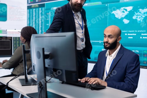 Preview: Project manager ensuring productivity and efficiency in creating annual reports