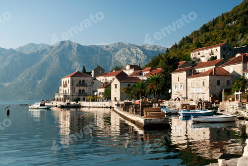 Preview: perast village near kotor in montenegro