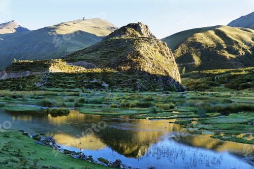 Preview: Clear waters of Cañete river near Vilca villag, Peru