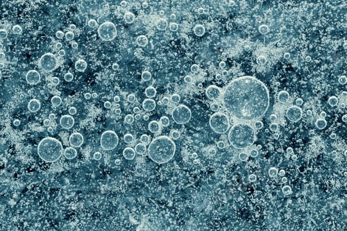 Preview: Colorful sky blue background or wallpaper with tiny microbes