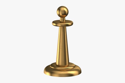 Preview: Golden Roulette Marker Pawn