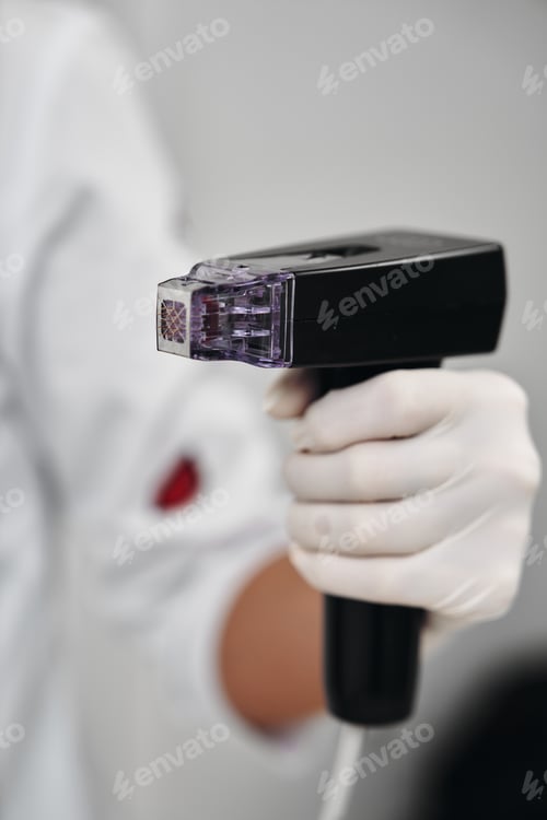 Preview: Handheld device used for medical examination in a clinical setting