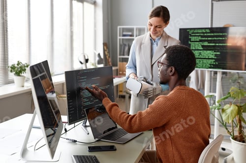 Preview: Team Working on VR Application