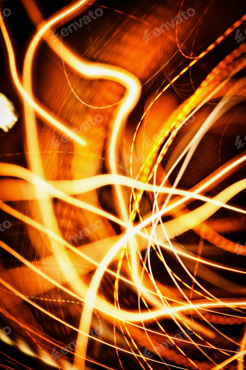 Preview: Abstract traces of bright light