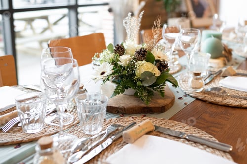 Preview: Wedding table decoration