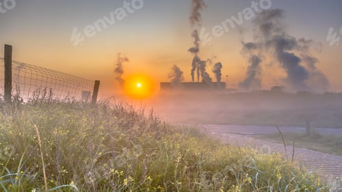 Preview: Colorful dune vegetation under rising early morning sun