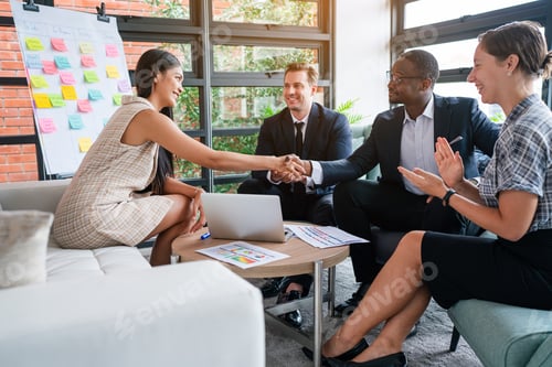 Preview: business people having meeting and brainstorming discussed about work in conference room.