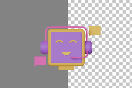 Preview: Chat Bot 3D Icon