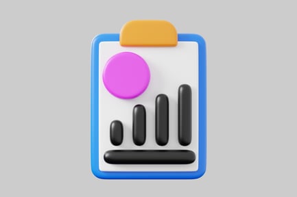 Preview: Clipboard growth chart icon