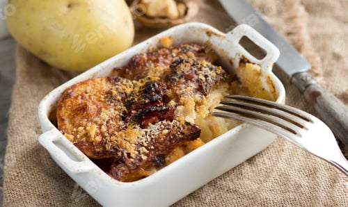 Preview: Codfish with potatoes