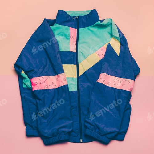 Preview: Vintage sports jacket Fashion blogger help Top view