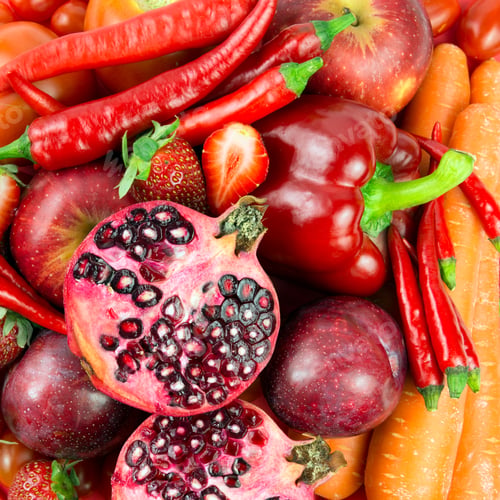 Preview: Red vegetable and fruit