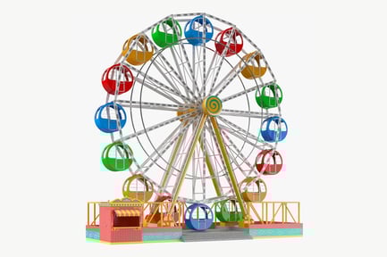 Preview: Colorful Theme Park Ferris Wheel