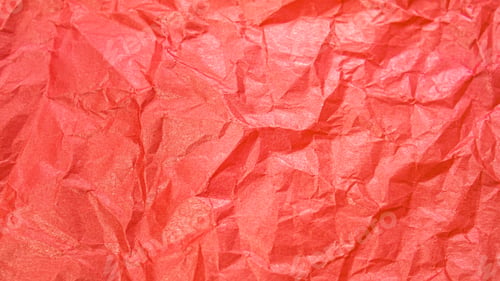 Preview: matte red crumpled paper background texture, paper textures and backgrounds, Bright Red, Coral,