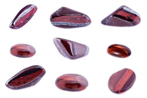 Preview: Collection of stone mineral Bull's Eye (Red Tiger's Eye)