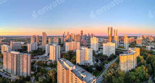 Preview: Mississauga, Ontario, Canada Downtown Skyline