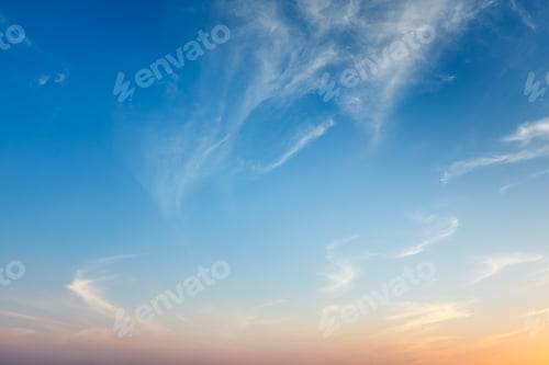 Preview: Sunset sky background