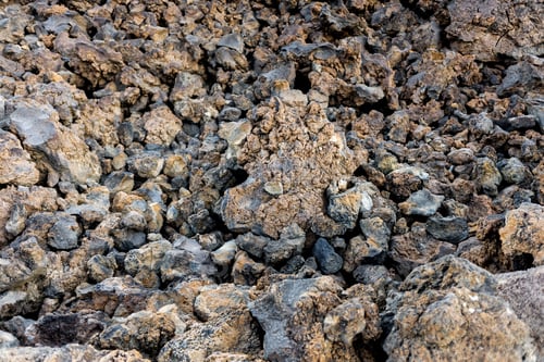Preview: Rough, rugged solid lava rocks.
