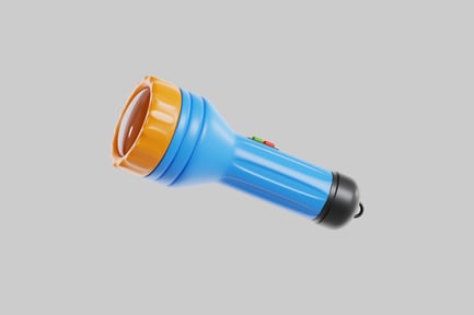 Preview: Cartoon camping flashlight torch