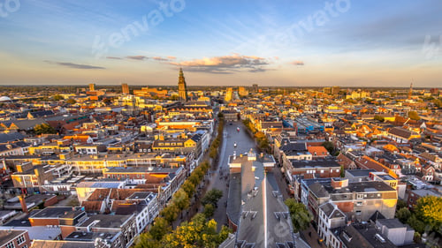 Preview: Skyline of historic Groningen city
