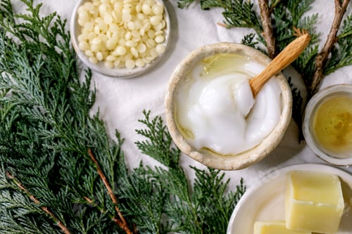 Preview: Ingredients for makes home made natural cosmetic