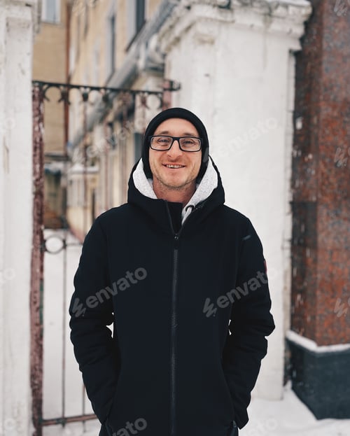 Preview: Outdoors man portrait