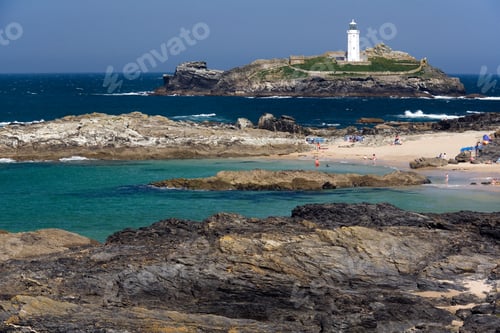 Preview: Lighthouse - Hartland Point - Devon - United Kingdom