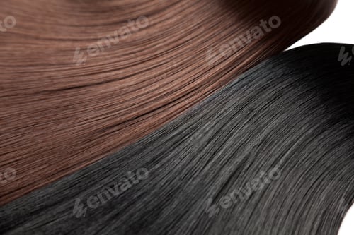 Preview: Closeup on luxurious glossy hair