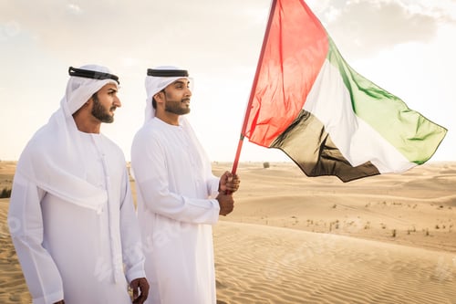 Preview: Arabic men in the desert