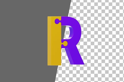 Preview: Puzzle R 3D Icon