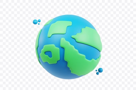 Preview: Blue Earth Globe