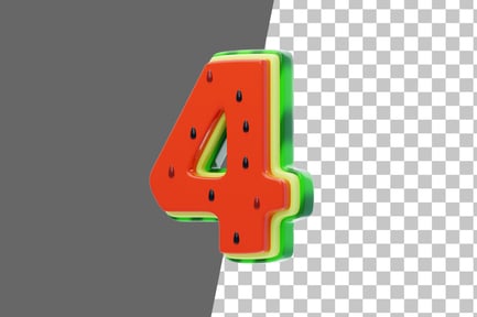 Preview: Watermelon 4 3D Icon