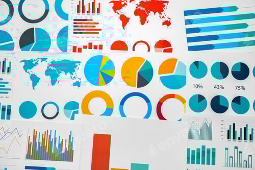 Preview: Close up of business graph analysis document