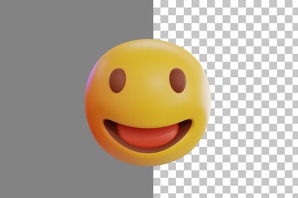 Preview: Grimacing Emoji 3D Icon