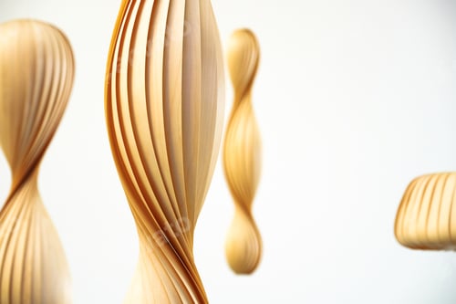Preview: Geometric Figures Soar In The Air Is Very Unusual And Beautiful.