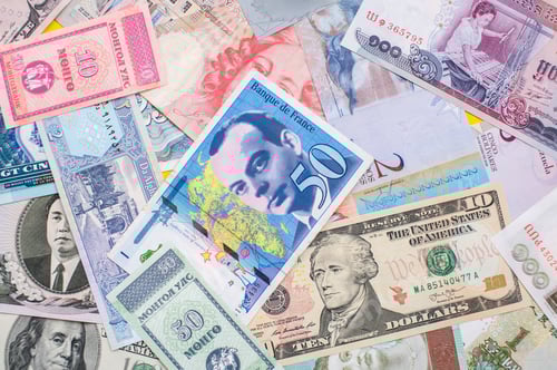 Preview: Banknotes of different countries . elements of history. Money from all countries and continents.